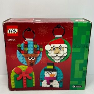 LEGO 40744 Christmas Ornament Selection 153 Pcs Santa Reindeer Snowman NEW
